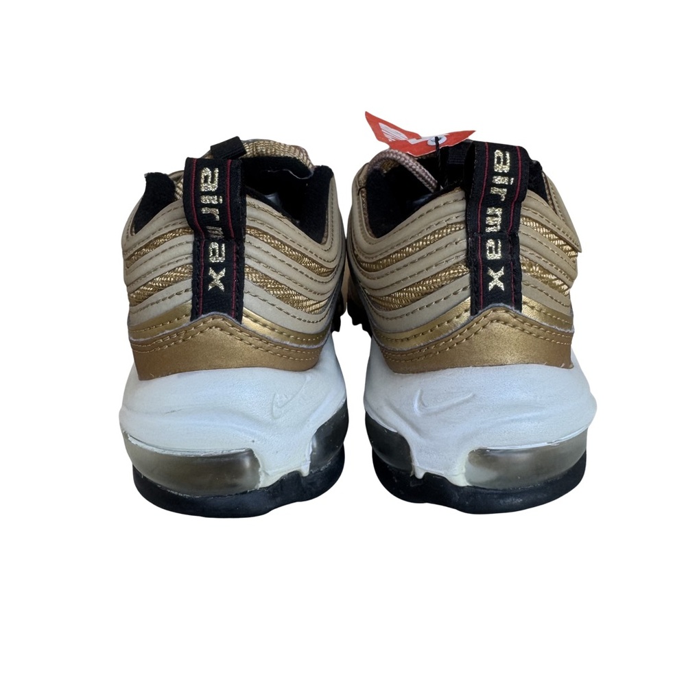 Nike Air Max 97 OG Golden Bullet Metallic Gold Varsity Red DQ9131-700 W 5.5 NWOB - Picture 5 of 9